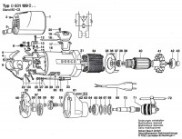 Bosch 0 601 109 000  Drill 24 V / Eu Spare Parts